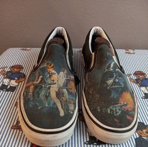 Star wars vans shoes mens size 8 and women's size 9.5 unisex